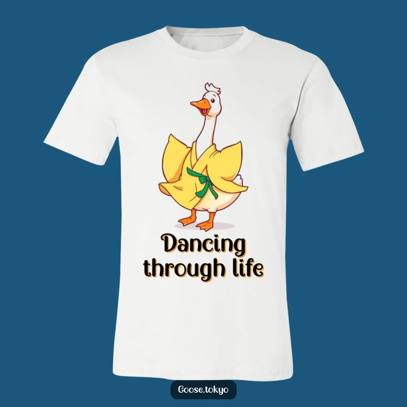 Funny Goose Kimono T-Shirt: Joyful Twirl Tee - Great Gift!